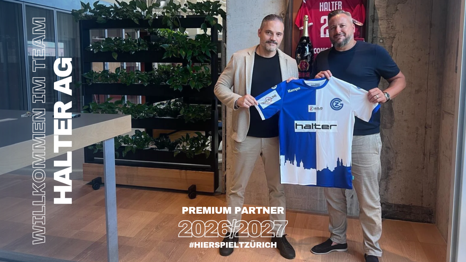 QHL: Halter AG wird Premium Partner von GC Amicitia Zürich